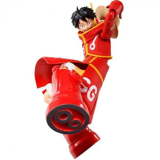 Alt view image 6 of 7 - Tamashii Nations - One Piece - S.H.Figuarts - Monkey D. Luffy -Future Island Egghead- Action Figure