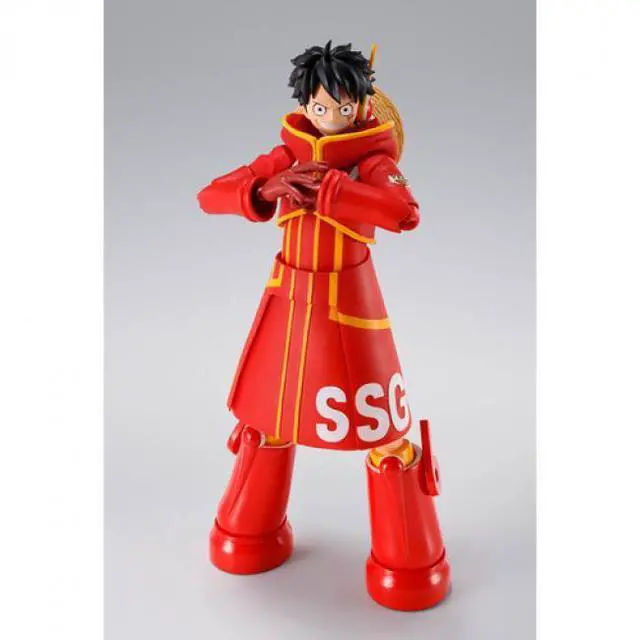 Alt view image 7 of 7 - Tamashii Nations - One Piece - S.H.Figuarts - Monkey D. Luffy -Future Island Egghead- Action Figure