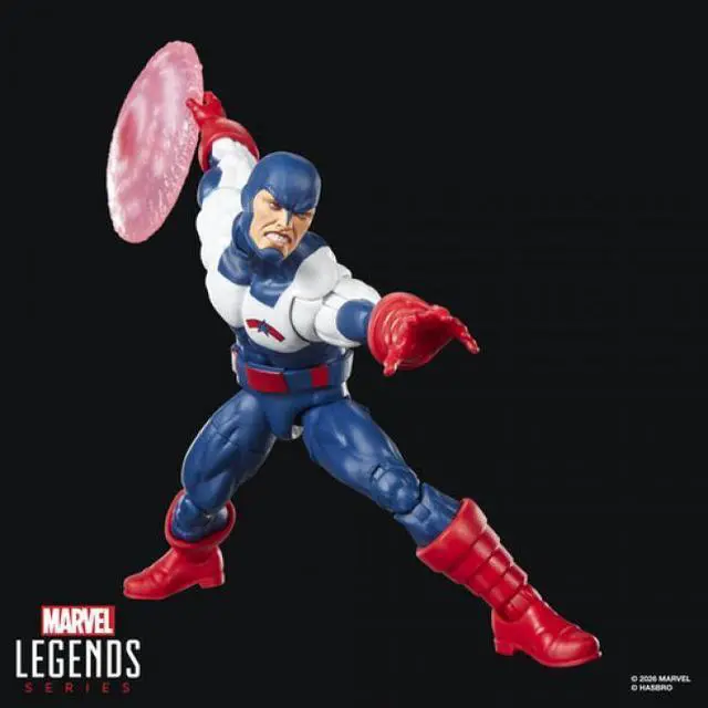 Alt view image 6 of 7 - Avengers - Marvel Legends - U.S. Agent (Force Works) Action Figure & Box BAF Part