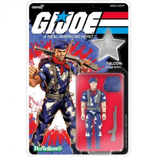Alt view image 6 of 7 - G.I. JOE REACTION+ WAVE 08 - LT. FALCON (AMERICA'S