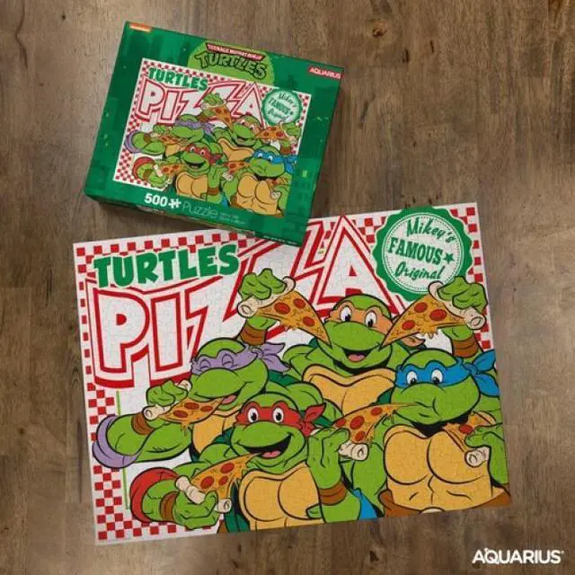 Alt view image 2 of 5 - Teenage Mutant Ninja Turtles - 500 Pc Puzzle - Pizza (TMNT)