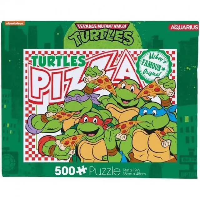 Alt view image 5 of 5 - Teenage Mutant Ninja Turtles - 500 Pc Puzzle - Pizza (TMNT)