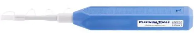 Main image of Platinum Tools 2.50mm Fiber Optic Cleaner - For Fiber Optic Connector - White