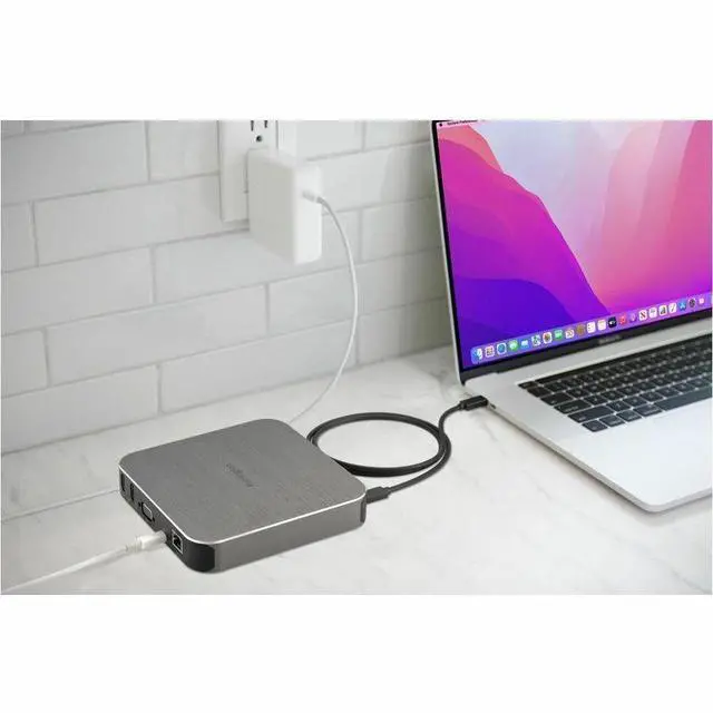 Alt view image 4 of 8 - Kensington AD220S3 Dual Display Dock for Any MacBook M1/M2/M3; 85W Passthrough Charging (K31343WW)