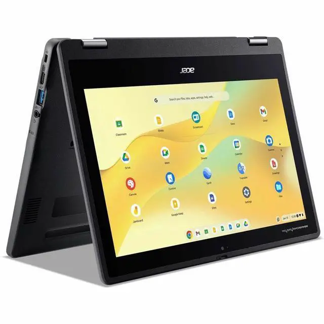 Alt view image 7 of 8 - Acer Chromebook Spin 511 R757T-C3JE 11.6" Touchscreen Rugged Convertible Chromebook - Intel N150 - 8 GB - 64 GB Flash Memory - ChromeOS - Webcam - Wi-Fi 7 - NX.JJBAA.003