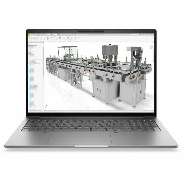 Alt view image 3 of 7 - HP ZBook 8 G2i 14" Copilot+ PC Mobile Workstation - WQXGA - 120 Hz - Intel Core Ultra 7 Series 3 366H - 64 GB - 1 TB SSD - English Keyboard - Meteor Silver Aluminum - Intel Chip - 2560 x 1600 - W