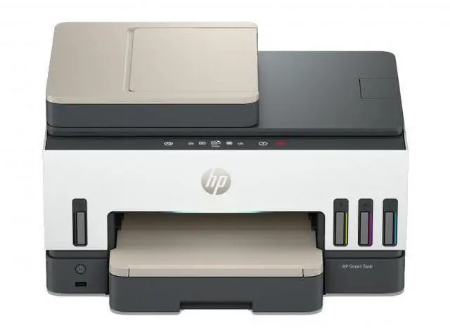 Main image of HP Smart Tank 7603 Wireless All-in-One Ink Tank Printer - Print, Copy, Scan, Fax, ADF and Wireless - Up to 3 years of vibrant ink included - 3.0" Touchscreen display - 250-sheet input tray - 100-