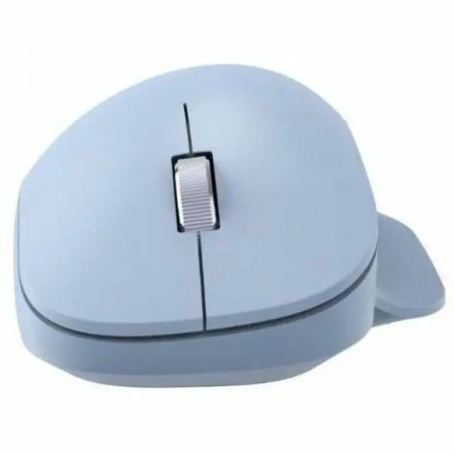 Alt view image 7 of 7 - Incase Designed by Microsoft Bluetooth Ergonomic Mouse - Optical - Wireless - Bluetooth - Pastel Blue - Scroll Wheel - 3 Programmable Button(s) - 2 x AAA Battery Supported