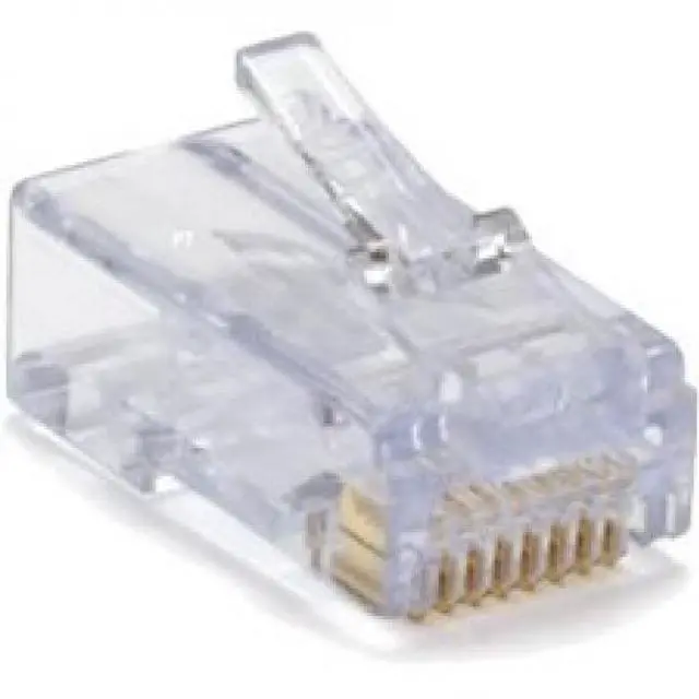 Main image of Platinum Tools EZ-RJ45 CAT6 Connectors - 500 - 1 x RJ-45 Network Male - Clear - TAA Compliant