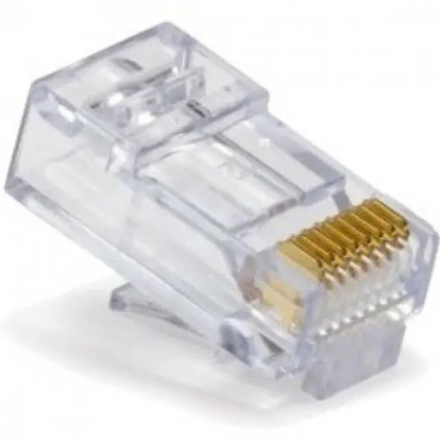 Alt view image 3 of 3 - Platinum Tools EZ-RJ45 CAT6 Connectors - 500 - 1 x RJ-45 Network Male - Clear - TAA Compliant