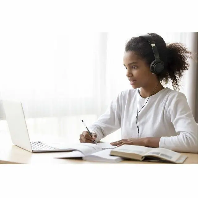 Alt view image 3 of 7 - Kensington Classic EQ USB-C Headphone - Stereo - USB Type C - Wired - On-ear, Over-the-head - Binaural - Circumaural - 5.91 ft Cable