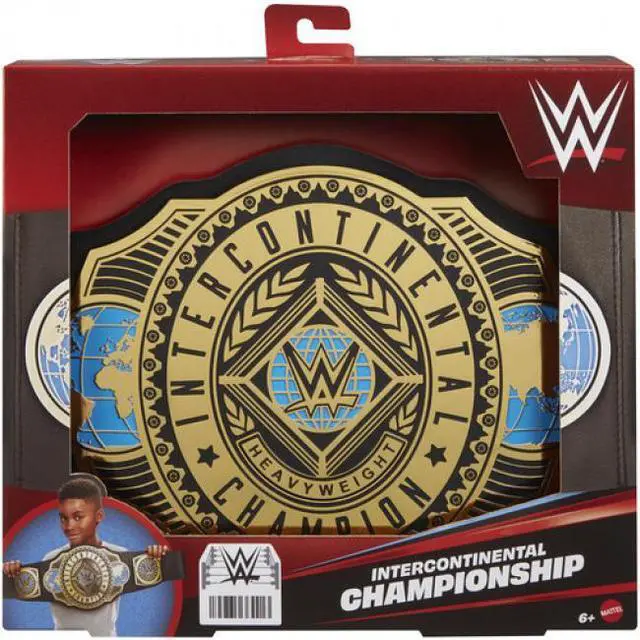 Alt view image 5 of 6 - Mattel Collectible - WWE Intercontinental Championship Title Belt
