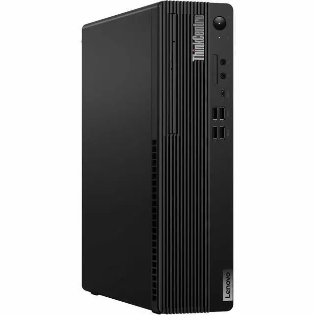 Alt view image 2 of 6 - Lenovo ThinkCentre M75s Gen 5 12TA000VUS Desktop Computer - AMD Ryzen 3 PRO 8300G - 8 GB - 256 GB SSD - Small Form Factor - Black - AMD PRO 665 Chip - Windows 11 Pro - AMD Radeon 740M Graphics - DVD-W