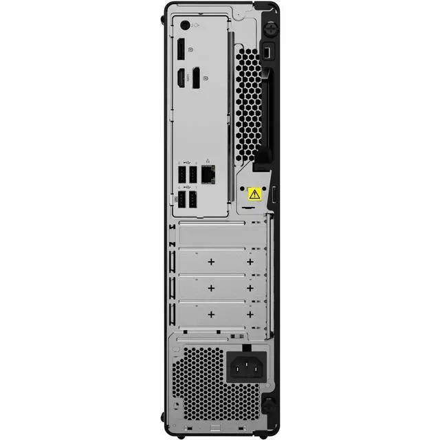 Alt view image 6 of 6 - Lenovo ThinkCentre M75s Gen 5 12TA000VUS Desktop Computer - AMD Ryzen 3 PRO 8300G - 8 GB - 256 GB SSD - Small Form Factor - Black - AMD PRO 665 Chip - Windows 11 Pro - AMD Radeon 740M Graphics - DVD-W