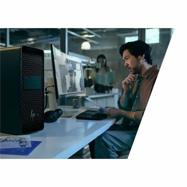 Alt view image 4 of 7 - HP Z4 G6i Workstation - 1 x Intel Xeon 634 - vPro Technology - 32 GB - 1 TB SSD - Tower - Black - Intel W890 Chip - Windows 11 Pro - NVIDIA RTX PRO 2000 16 GB Graphics - Serial ATA/600, NVMe Controlle