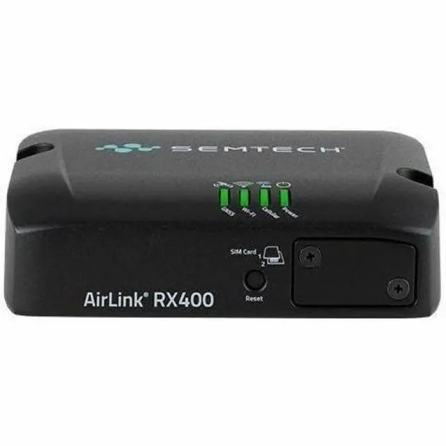 Alt view image 4 of 4 - Sierra Wireless AirLink RX400 2 SIM Cellular, Ethernet Modem/Wireless Router - 5G - LTE Cat 4, LTE - 1 x Network Port - USB - Gigabit Ethernet - VPN Supported - DIN Rail Mountable