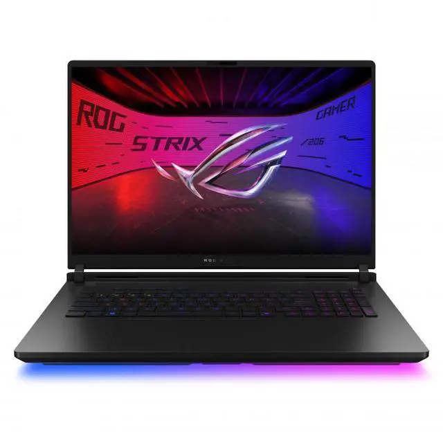 Alt view image 2 of 7 - ASUS ROG Strix SCAR 18" ROG Nebula HDR 4K 240Hz Gaming Notebook Intel Core Ultra 9 290HX Plus 32GB RAM 1TB SSD NVIDIA GeForce RTX 5090 Off Black