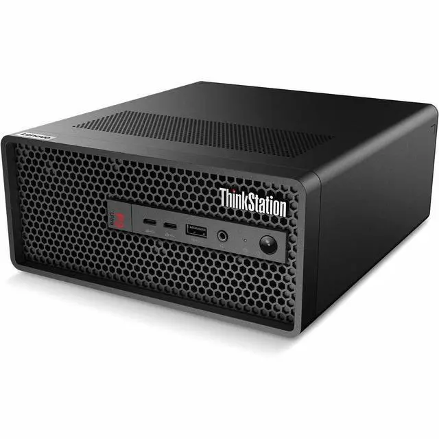 Alt view image 6 of 7 - Lenovo ThinkStation P3 Ultra Gen 2 30J50054US Workstation - 1 x Intel Core Ultra 7 2nd Gen 265 - vPro Technology - 32 GB - 1 TB SSD - Small Form Factor - Intel W880 Chip - Windows 11 Pro - Intel Graph