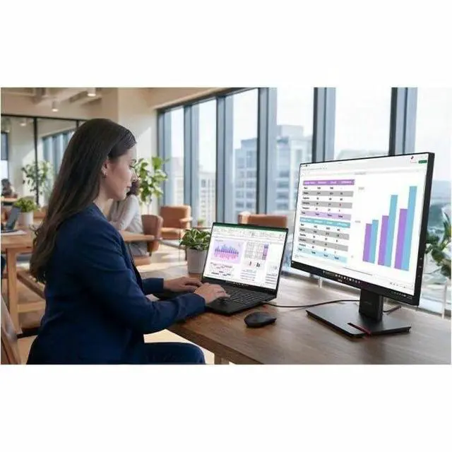 Alt view image 3 of 7 - Lenovo ThinkPad T16 Gen 5 21WX002NUS 16" Copilot+ PC Notebook - WUXGA - 60 Hz - AMD Ryzen AI 7 PRO Ryzen AI PRO 400 Series 450 - 16 GB - 512 GB SSD - English Keyboard - Black - AMD Chip - 1920 x
