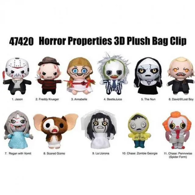 Main image of Monogram - WB Horror - Plush Bag Clip (One Random Clip per Purchase)