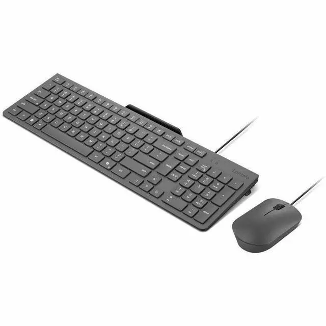 Alt view image 11 of 14 - Lenovo 310 USB-A Wired Combo - US English