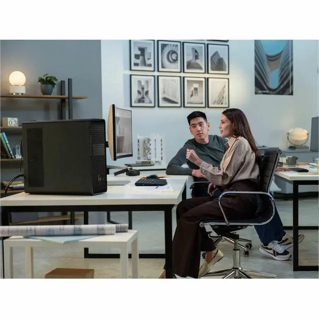 Alt view image 2 of 7 - HP Z4 G6i Workstation - 1 x Intel Xeon 638 - vPro Technology - 64 GB - 1 TB SSD - Tower - Black - Intel W890 Chip - Windows 11 Pro - Serial ATA/600, NVMe Controller - 0, 1, 5, 10 RAID Levels - English