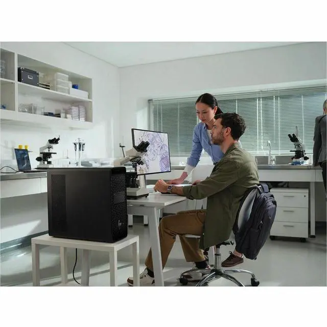 Alt view image 4 of 7 - HP Z4 G6i Workstation - 1 x Intel Xeon 638 - vPro Technology - 64 GB - 1 TB SSD - Tower - Black - Intel W890 Chip - Windows 11 Pro - Serial ATA/600, NVMe Controller - 0, 1, 5, 10 RAID Levels - English