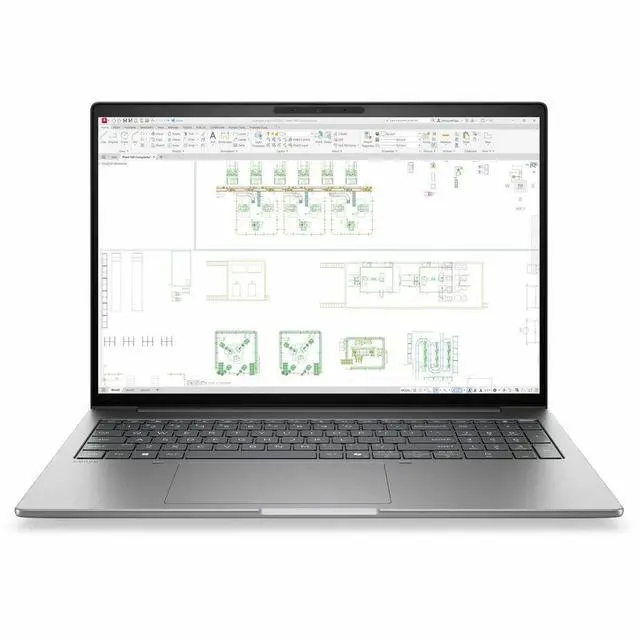 Alt view image 6 of 7 - HP ZBook 8 G2i 16" Copilot+ PC Mobile Workstation - WQUXGA - 120 Hz - Intel Core Ultra 7 Series 3 366H - 64 GB - 1 TB SSD - English Keyboard - Meteor Silver Aluminum - Intel Chip - 3840 x 2400 -