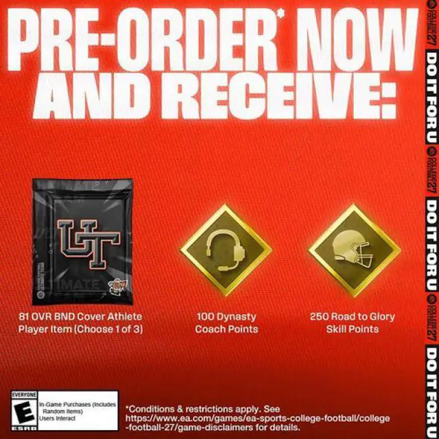 Alt view image 7 of 7 - College Football 27 Standard Edition Xbox Series X - For Xbox Series X - Rated E (Everyone) - Sports Game
