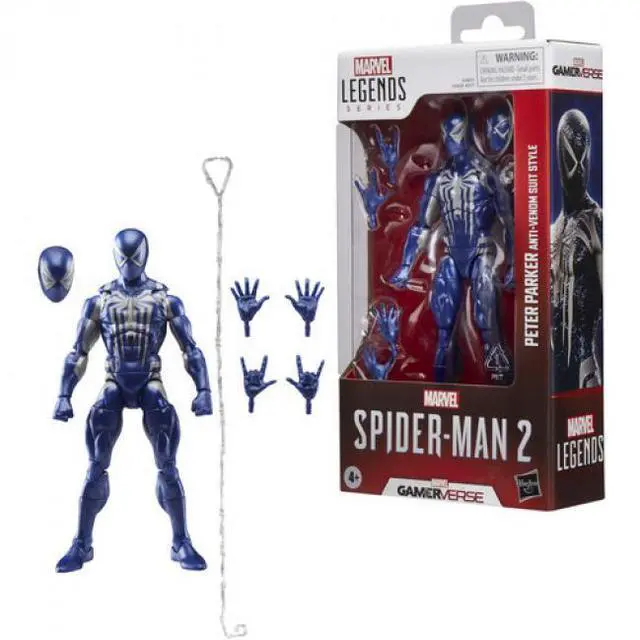 Main image of Hasbro Collectibles - Spider-Man 2 - Marvel Legends Gamerverse - Peter Parker Anti-Venom Suit Action Figure