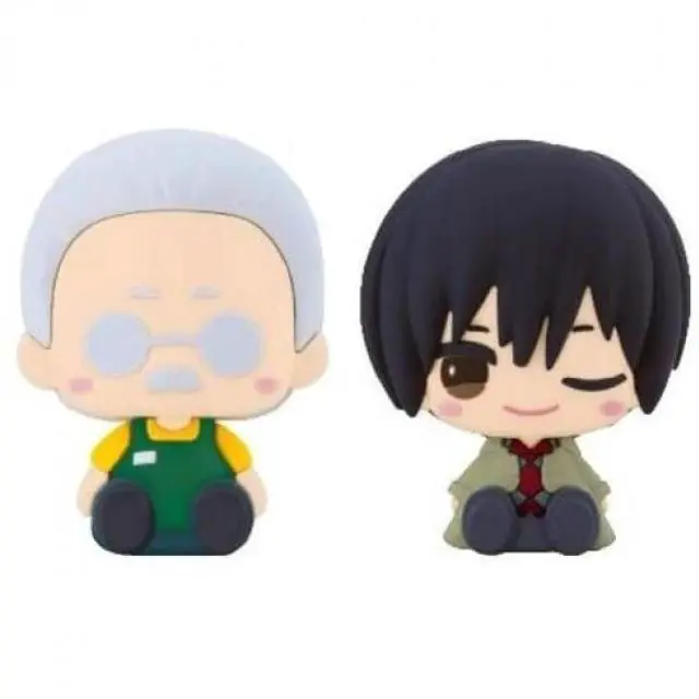 Main image of Kotobukiya - Sakamoto Days - Pote Raba Rubber Mascot - Sakamoto Taro & Nagumo