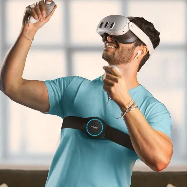 Alt view image 3 of 7 - Woojer High-Fidelity Haptic Body Strap 4 - for VR, Games, Music, Movies, and Wellness. - Turn every beat into an adrenaline rush. Woojer Strap 4 puts you inside your music, your games, and your workou