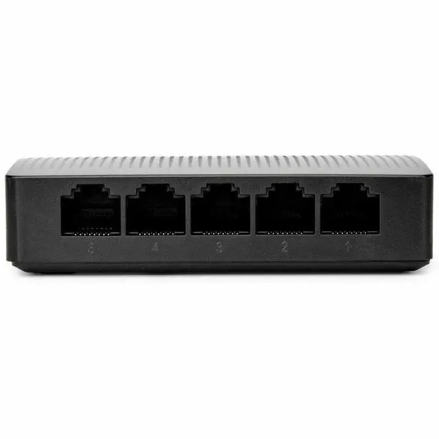 Alt view image 4 of 7 - Rocstor JetConnect JC5 5-Port Gigabit Desktop / Wallmount Unmanaged Network Switch
