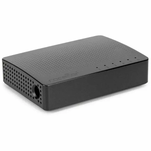 Alt view image 5 of 7 - Rocstor JetConnect JC5 5-Port Gigabit Desktop / Wallmount Unmanaged Network Switch
