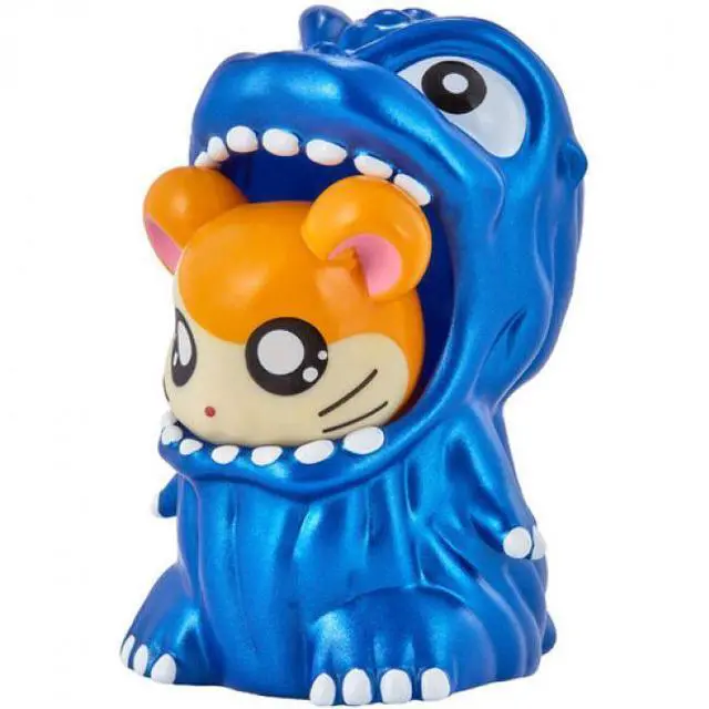 Main image of Bandai - Godzilla x Hamtaro - Movie Monster Series - GODZIHAM-KUN Metallic Blue Figure