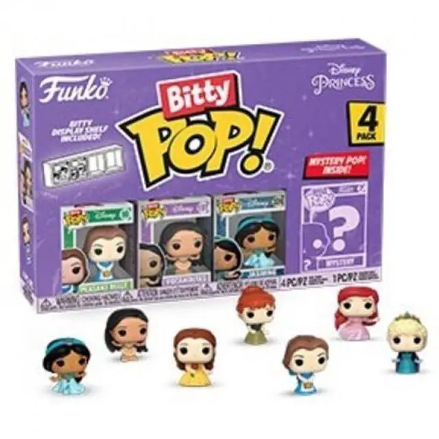Main image of FUNKO Bitty POP!: Disney Princess - Belle 4-Pack - 73028