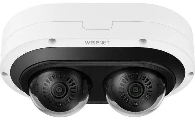 Main image of Wisenet PNM-C7083RVD 2 Megapixel Outdoor Full HD Network Camera - Color - Dome - White - TAA Compliant - 82.02 ft Infrared Night Vision - H.265, H.264, MJPEG, H.265B, H.265H, H.265M, H.264B, H.264H, H