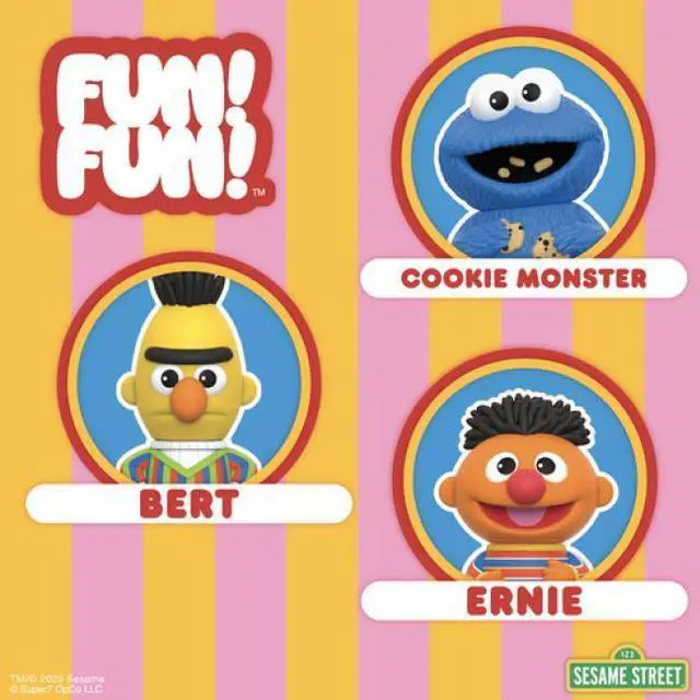 Alt view image 7 of 7 - Super7 - Sesame Street - FUN! FUN! Wv2 - Ernie