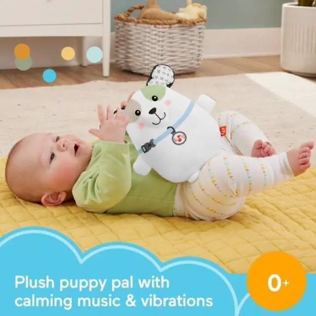 Alt view image 7 of 7 - Fisher Price - Calming Vibrations Puppy Soother Refresh