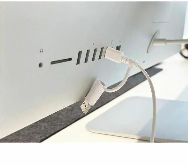 Alt view image 2 of 7 - Macally Compact Mac Keyboard with Dual Plug- Space Gray - Cable Connectivity - Compact - USB Type C, USB Type A Interface - 78 Key(s) - Volume Control, Brightness, Mission Control, Media Control, Comm