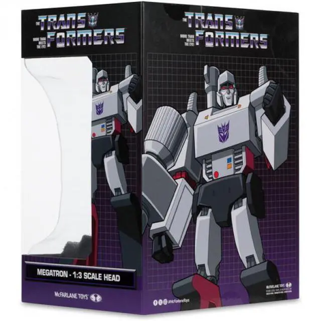 Alt view image 4 of 7 - McFarlane Toys - Transformers - 1:3 Scale Replica Bust - Megatron
