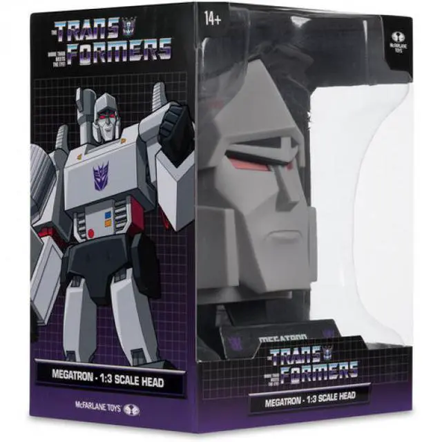 Alt view image 3 of 7 - McFarlane Toys - Transformers - 1:3 Scale Replica Bust - Megatron