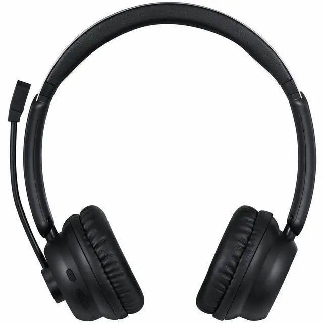 Alt view image 9 of 19 - Adesso Xtream P900 Bluetooth Headset with Adjustable Microphone Boom Black