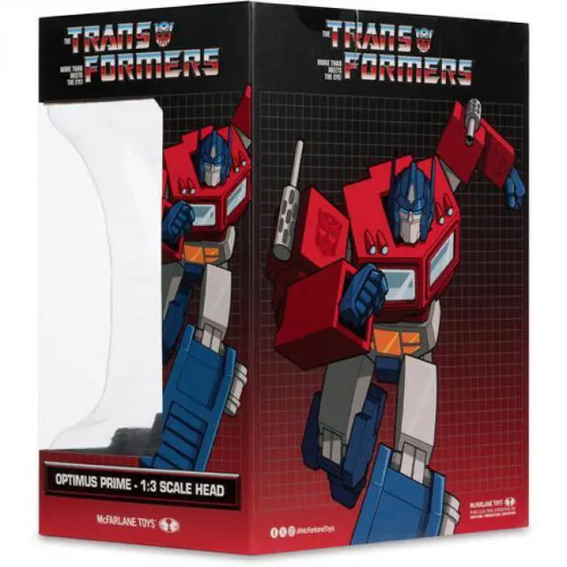 Alt view image 6 of 7 - McFarlane Toys - Transformers - 1:3 Scale Replica Bust - Optimus Prime