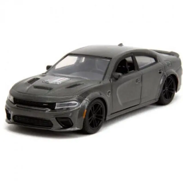 Alt view image 13 of 13 - 2021 Dodge Charger SRT Hellcat Gray Metallic "Fast X" (2023) Movie "Fast & Furious" Series 1/32 Diecast Model Car by Jada