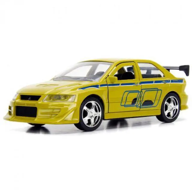Alt view image 12 of 12 - Brian's Mitsubishi Lancer Evolution VII Green "Fast & Furious" Movie 1/32 Diecast Model Car by Jada