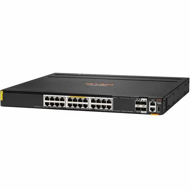 Alt view image 3 of 3 - Aruba CX 6300 Ethernet Switch - 24 Ports - Manageable - Gigabit Ethernet, 2.5 Gigabit Ethernet, 5 Gigabit Ethernet, 50 Gigabit Ethernet - 1000Base-T, 2.5GBase-T, 5GBase-T, 50GBase-X - 3 Layer Supporte