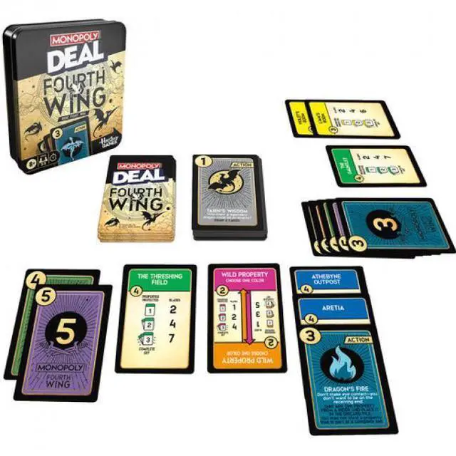 Main image of Monopoly Deal: Fourth Wing (Empyrean Series) - Card Game