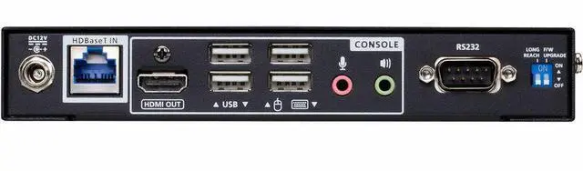 Alt view image 4 of 9 - ATEN USB True 4K HDMI HDBaseT 3.0 KVM Extender 4K@100m
