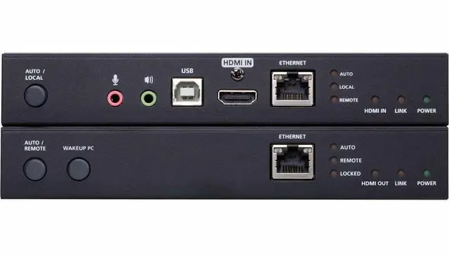 Alt view image 5 of 9 - ATEN USB True 4K HDMI HDBaseT 3.0 KVM Extender 4K@100m